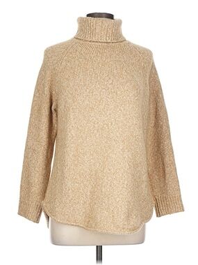 Michael Kors - Beige Turtleneck Cozy Knit Sweater